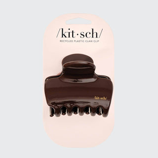 Plastic Puffy Cloud Clip in Chocolate // Kitsch
