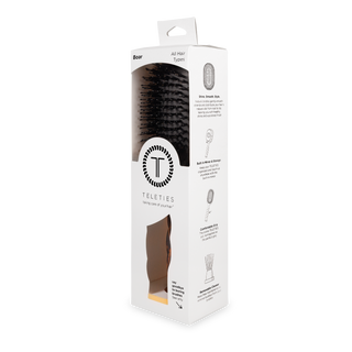Boar Bristle Hair Brush in Tortoise