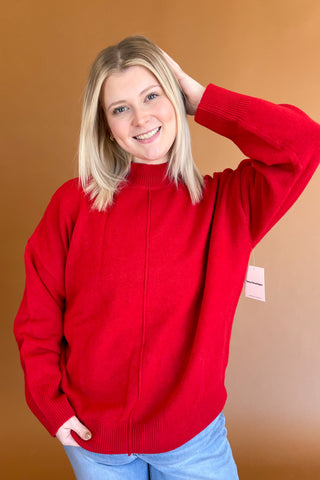 Petra Sweater in Red