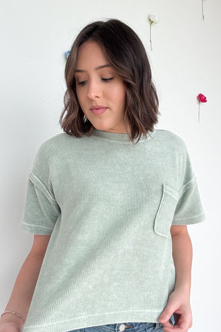 Sophia Top in Olive