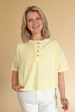Nora Top in Yellow rt