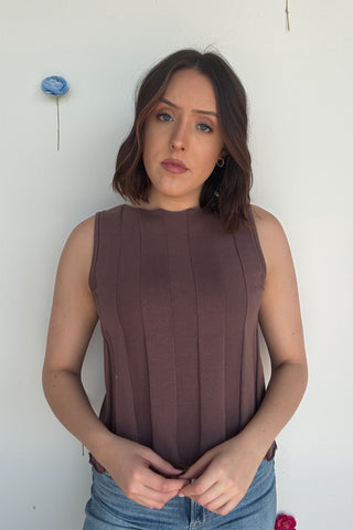 Anahi Top in Mocha