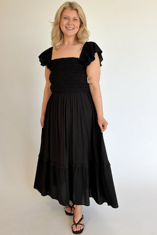 Clara Dress in Black +