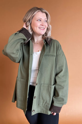 Carter Jacket in Olive