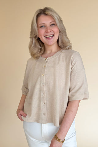 Samantha Top in Khaki