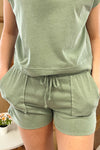 Sofia Shorts in Sage