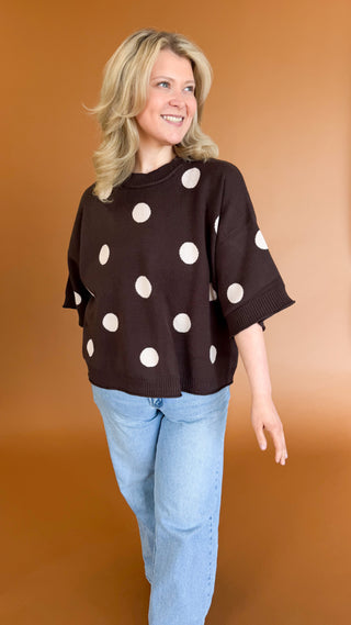 Varsity Social Sweater Top