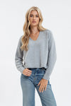 Judy Sweater Top in Grey