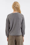 Maeve Top in Charcoal