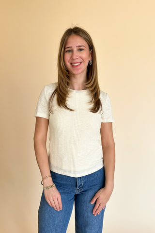 Nancy Top in Cream