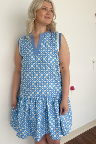 Country Club Dress in Blue
