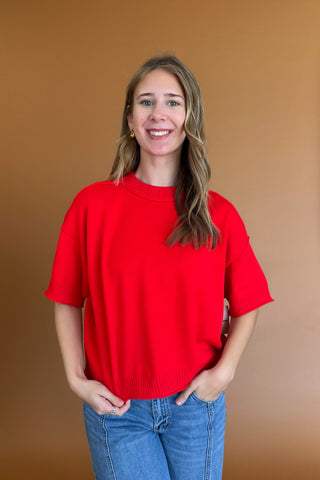 Simply Perfect Top in Red