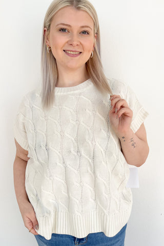 She's Timeless Top in Cream