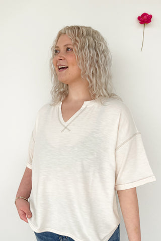 Alva Top in Cream