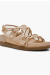 Alda Mesh Sandal in Nude