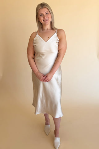 Chassity Dress in Cream