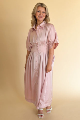 Carly Dress in Pink