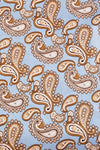 Paisley Pattern Square Scarf in Blue