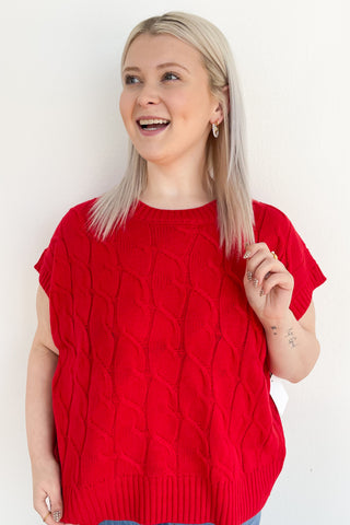 She's Timeless Top in Red