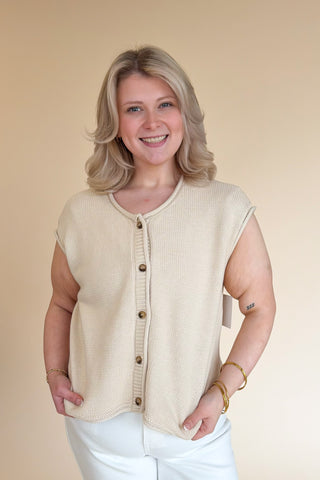 Melissa Top in Oatmeal