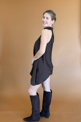 A Whole New Direction Top in Brown
