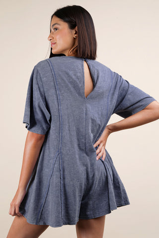 Chasing Dreams Romper - Denim