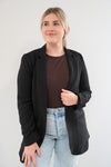 Tyler Woven Blazer In Black