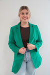 Tyler Woven Blazer In Green