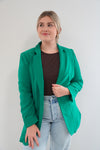 Tyler Woven Blazer In Green