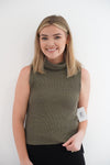 Ximena Top in olive