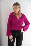 Veronica Bodysuit in Magenta