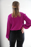 Veronica Bodysuit in Magenta