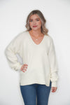 Enticing Endeavor Sweater in Cream