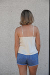 Rosette Top in Ivory