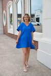 Clarise Dress in Blue