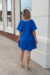Clarise Dress in Blue