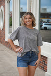 Andes Top in Charcoal