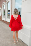 sierra dress in red