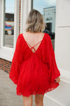 sierra dress in red