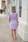 anguie dress in lavender