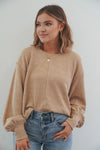 Zaylee Top in Taupe