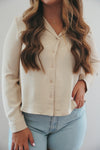 Cassie Top in Taupe