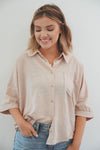 Zimry Top in Taupe