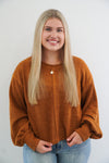 Zaylee Top in Camel