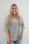 Rylie Top in Grey