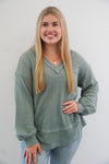 Mallori Top In Sage