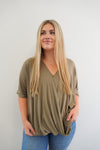 Ivy Top in Olive +