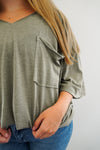 Quinn Top in Olive +