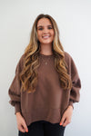 Zion Sweatshirt in Mocha +