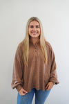 Amara Top in Brown